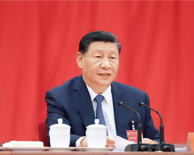 　　中國共產(chǎn)黨第二十屆中央委員會第三次全體會議，于2024年7月15日至18日在北京舉行。中央委員會總書記習(xí)近平作重要講話。 新華社記者 鞠鵬/攝